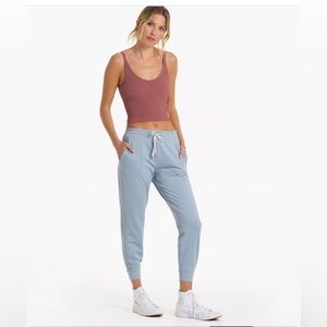 Vuori Performance Joggers XS in Light Cloud Heather